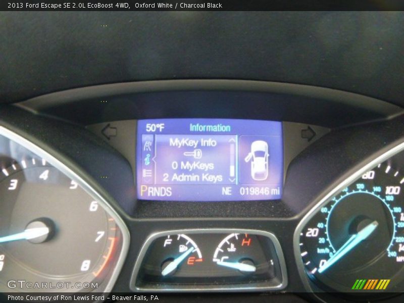Oxford White / Charcoal Black 2013 Ford Escape SE 2.0L EcoBoost 4WD