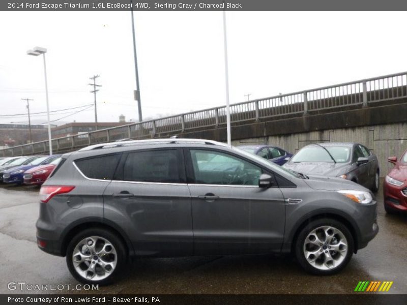 Sterling Gray / Charcoal Black 2014 Ford Escape Titanium 1.6L EcoBoost 4WD
