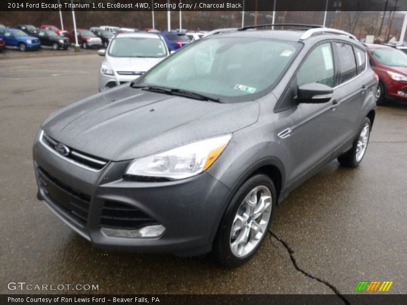 Sterling Gray / Charcoal Black 2014 Ford Escape Titanium 1.6L EcoBoost 4WD