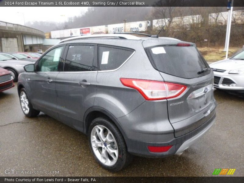 Sterling Gray / Charcoal Black 2014 Ford Escape Titanium 1.6L EcoBoost 4WD