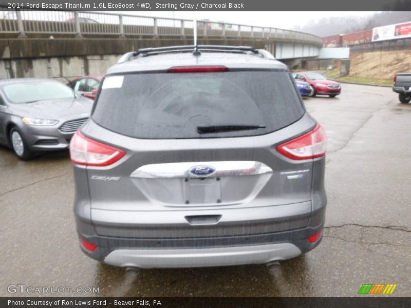 Sterling Gray / Charcoal Black 2014 Ford Escape Titanium 1.6L EcoBoost 4WD