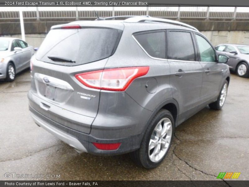 Sterling Gray / Charcoal Black 2014 Ford Escape Titanium 1.6L EcoBoost 4WD