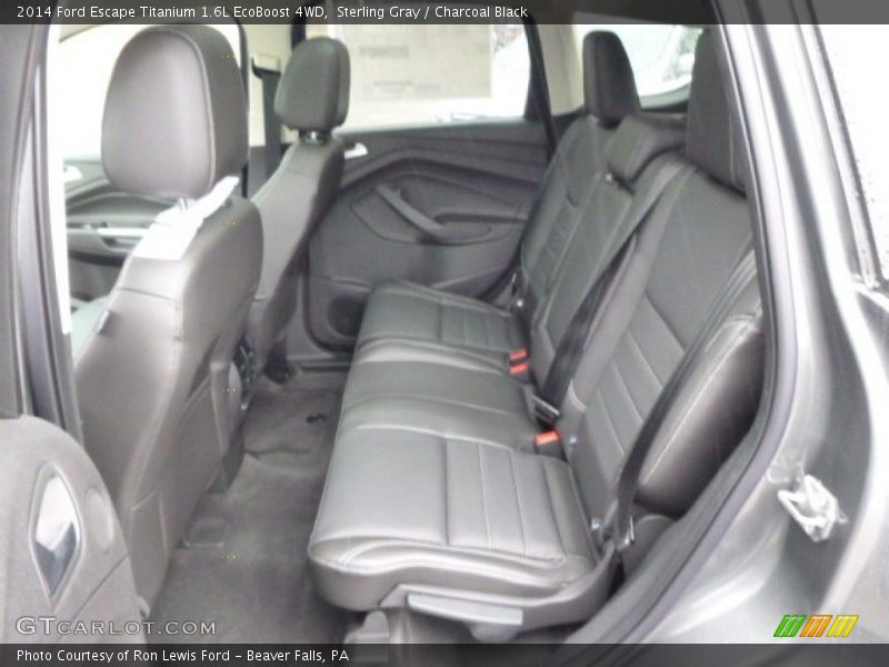 Sterling Gray / Charcoal Black 2014 Ford Escape Titanium 1.6L EcoBoost 4WD