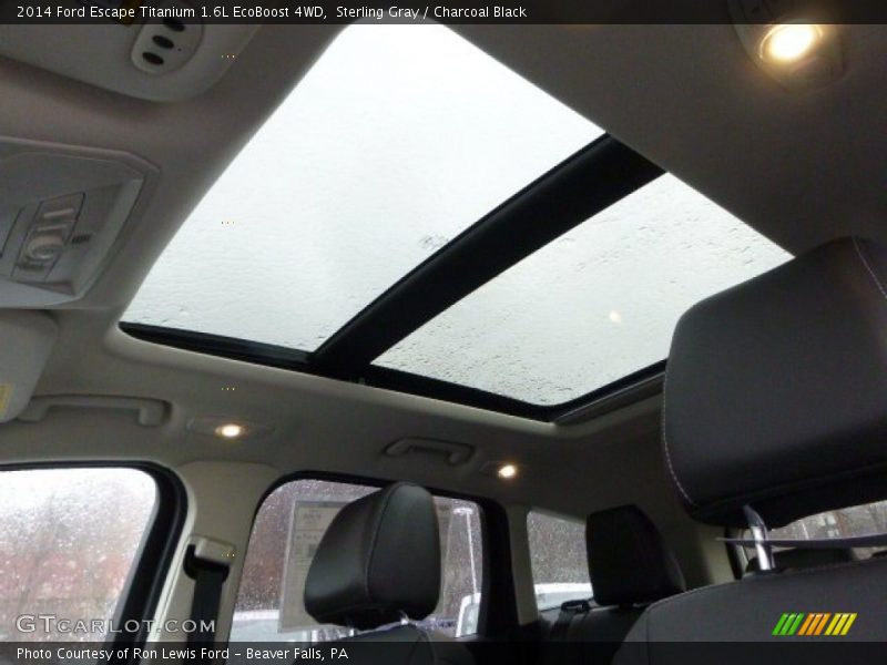 Sterling Gray / Charcoal Black 2014 Ford Escape Titanium 1.6L EcoBoost 4WD