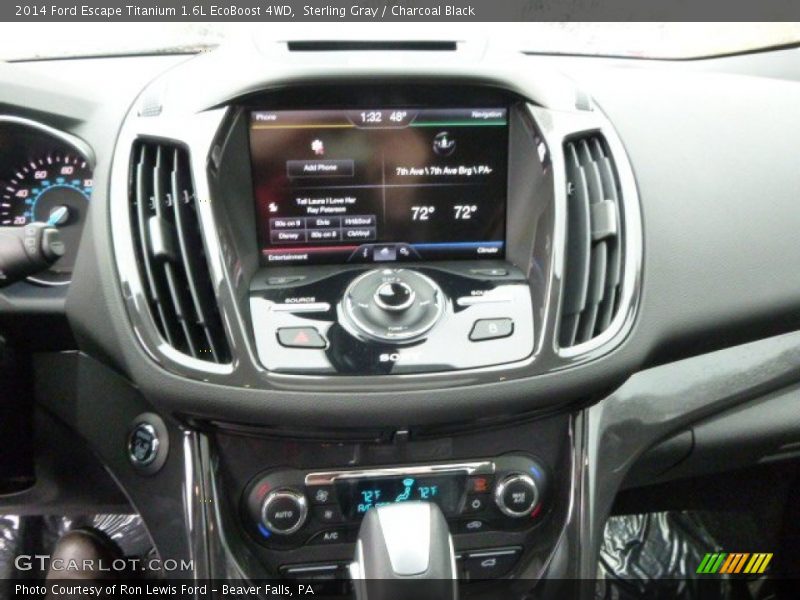 Sterling Gray / Charcoal Black 2014 Ford Escape Titanium 1.6L EcoBoost 4WD