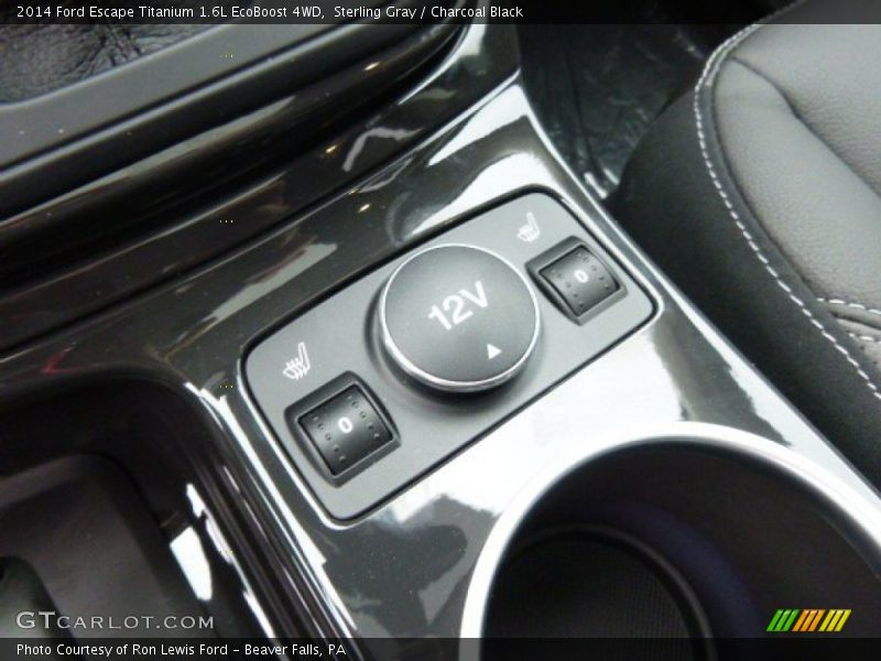 Sterling Gray / Charcoal Black 2014 Ford Escape Titanium 1.6L EcoBoost 4WD