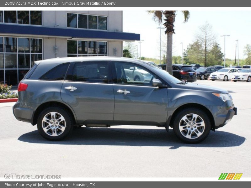 Nimbus Gray Metallic / Ebony 2008 Acura MDX Technology