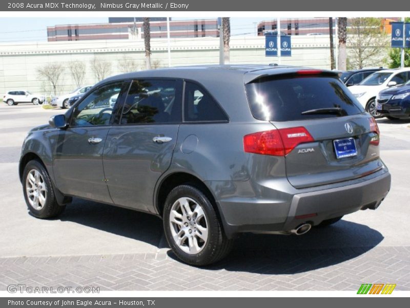 Nimbus Gray Metallic / Ebony 2008 Acura MDX Technology