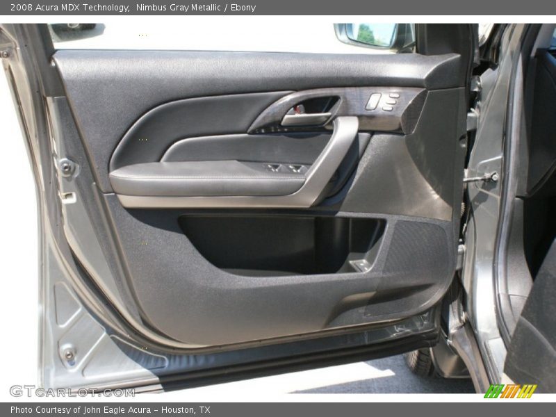Nimbus Gray Metallic / Ebony 2008 Acura MDX Technology