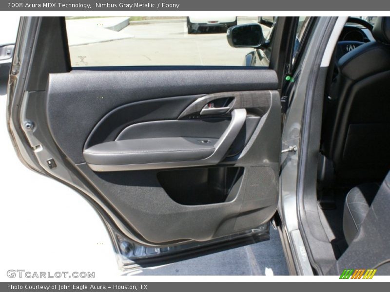 Nimbus Gray Metallic / Ebony 2008 Acura MDX Technology