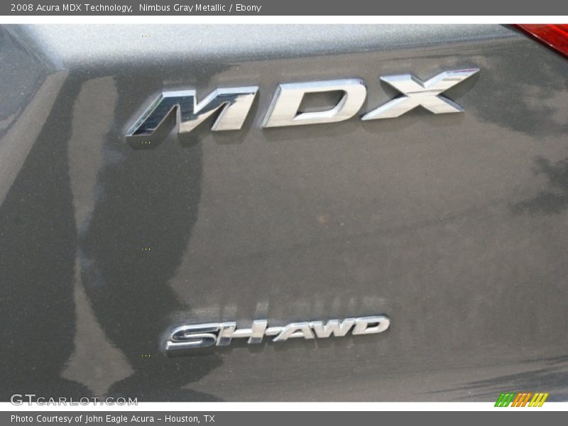Nimbus Gray Metallic / Ebony 2008 Acura MDX Technology