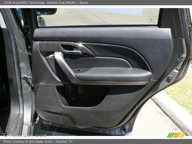 Nimbus Gray Metallic / Ebony 2008 Acura MDX Technology