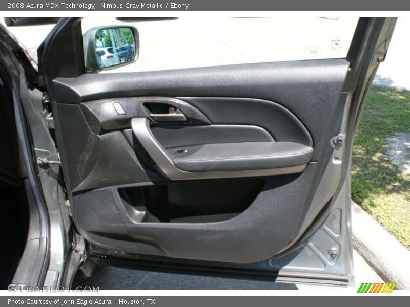 Nimbus Gray Metallic / Ebony 2008 Acura MDX Technology