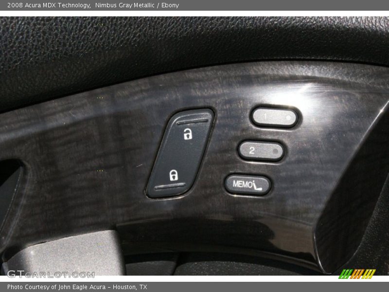 Nimbus Gray Metallic / Ebony 2008 Acura MDX Technology