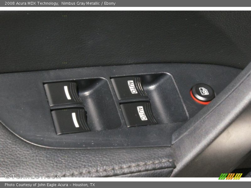 Nimbus Gray Metallic / Ebony 2008 Acura MDX Technology