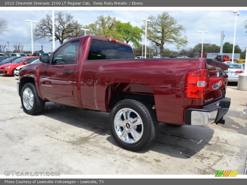 Deep Ruby Metallic / Ebony 2013 Chevrolet Silverado 1500 LT Regular Cab