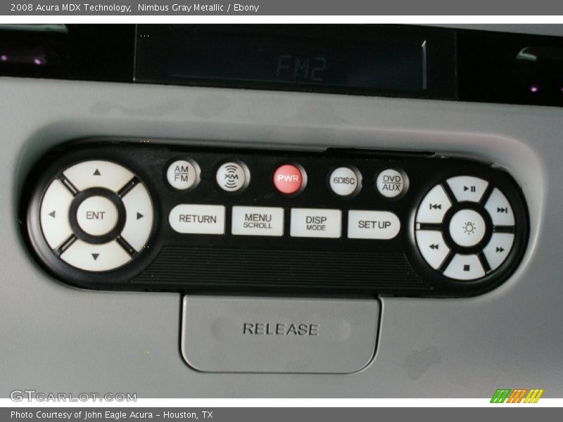 Nimbus Gray Metallic / Ebony 2008 Acura MDX Technology