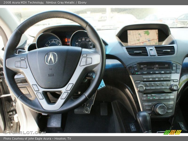 Nimbus Gray Metallic / Ebony 2008 Acura MDX Technology