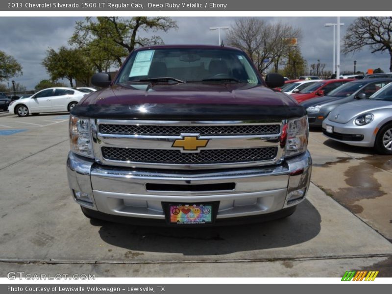 Deep Ruby Metallic / Ebony 2013 Chevrolet Silverado 1500 LT Regular Cab