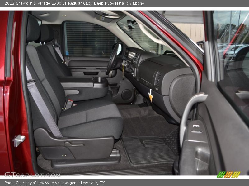 Deep Ruby Metallic / Ebony 2013 Chevrolet Silverado 1500 LT Regular Cab