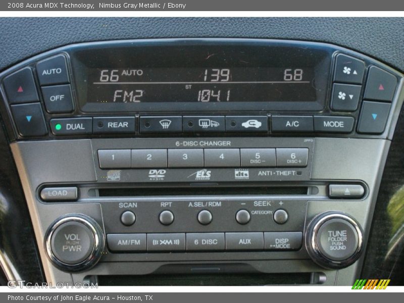 Nimbus Gray Metallic / Ebony 2008 Acura MDX Technology