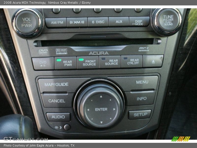 Nimbus Gray Metallic / Ebony 2008 Acura MDX Technology