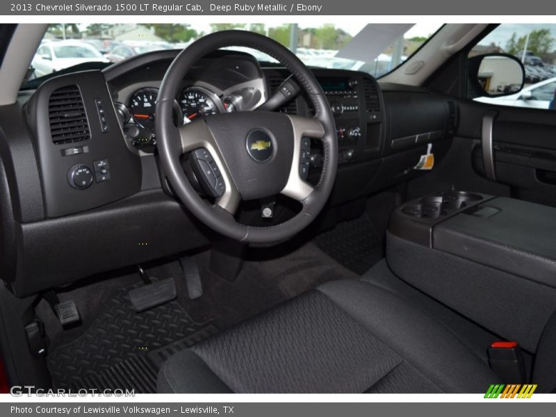 Deep Ruby Metallic / Ebony 2013 Chevrolet Silverado 1500 LT Regular Cab