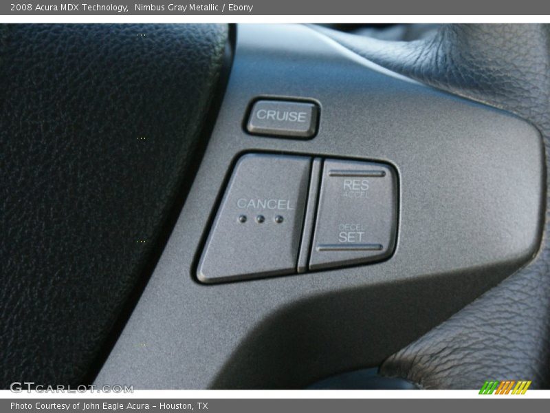 Nimbus Gray Metallic / Ebony 2008 Acura MDX Technology