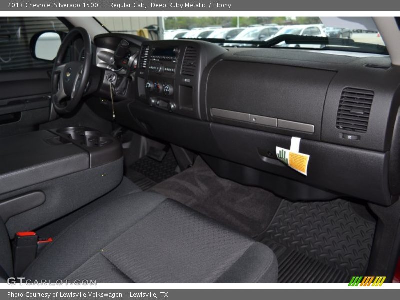 Deep Ruby Metallic / Ebony 2013 Chevrolet Silverado 1500 LT Regular Cab