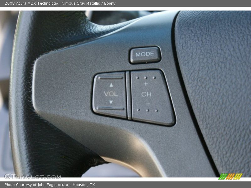 Nimbus Gray Metallic / Ebony 2008 Acura MDX Technology