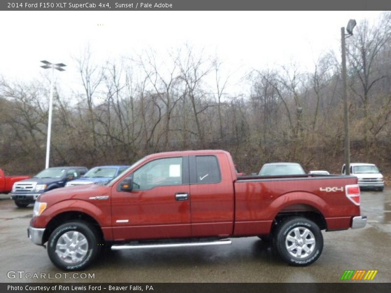 Sunset / Pale Adobe 2014 Ford F150 XLT SuperCab 4x4