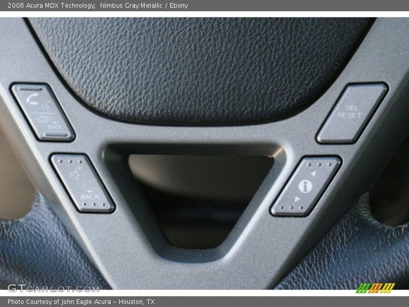 Nimbus Gray Metallic / Ebony 2008 Acura MDX Technology