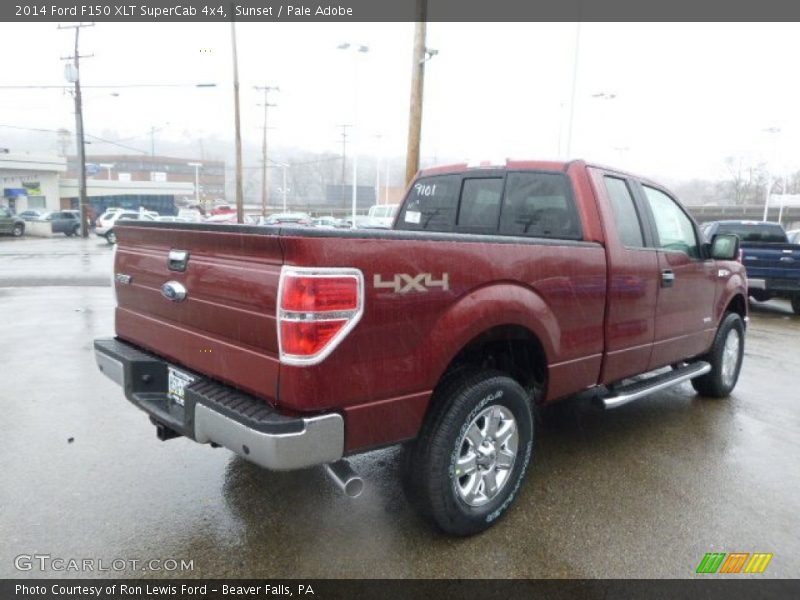Sunset / Pale Adobe 2014 Ford F150 XLT SuperCab 4x4