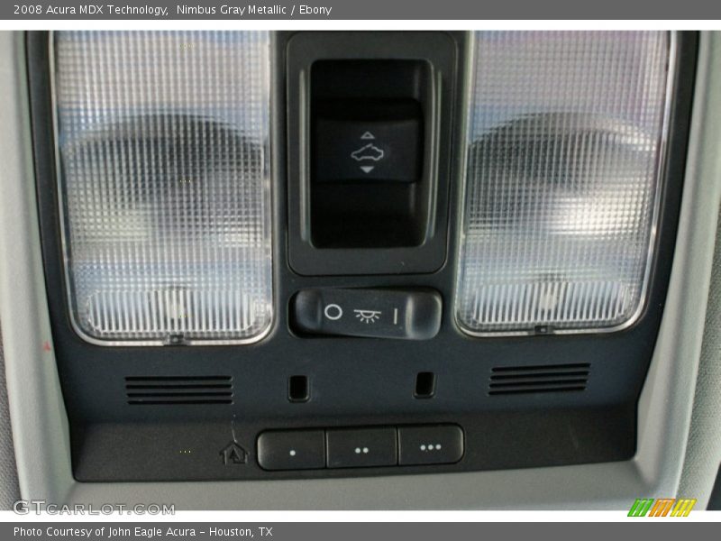 Nimbus Gray Metallic / Ebony 2008 Acura MDX Technology