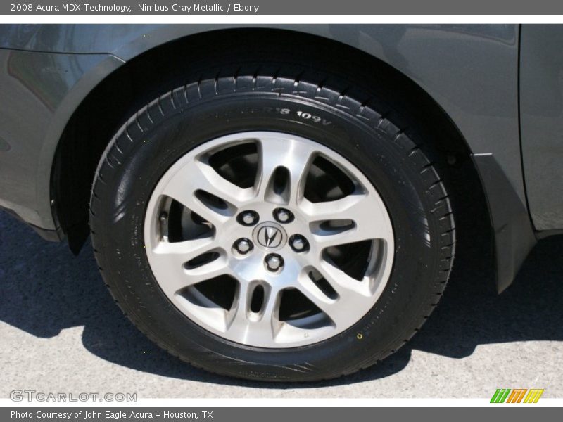 Nimbus Gray Metallic / Ebony 2008 Acura MDX Technology