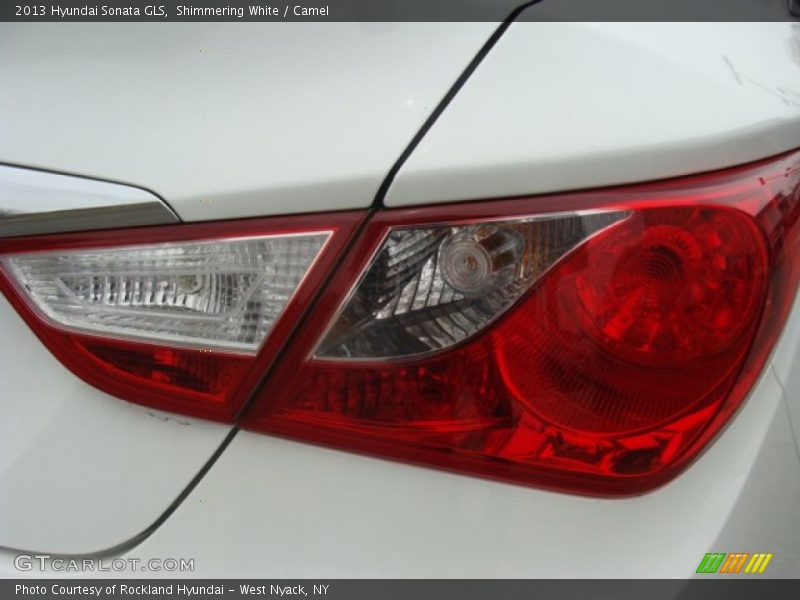Shimmering White / Camel 2013 Hyundai Sonata GLS
