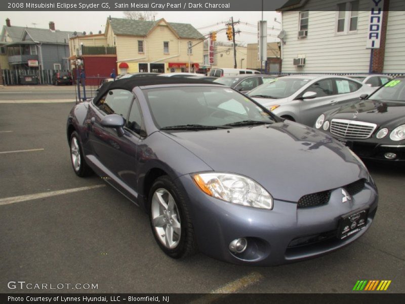 Satin Meisai Gray Pearl / Dark Charcoal 2008 Mitsubishi Eclipse Spyder GS