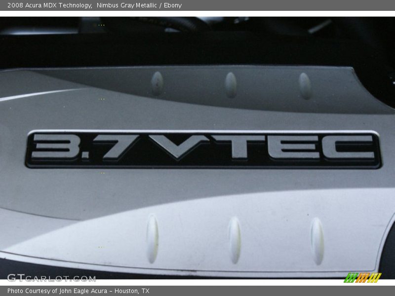 Nimbus Gray Metallic / Ebony 2008 Acura MDX Technology