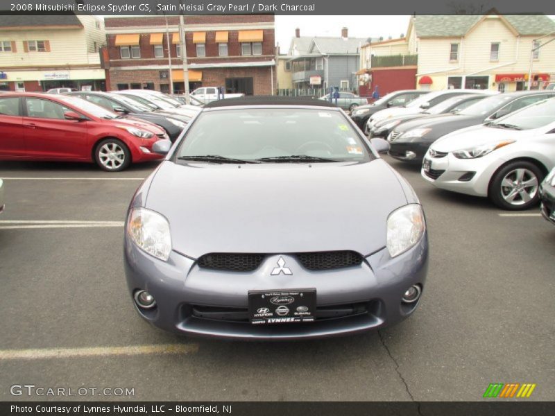 Satin Meisai Gray Pearl / Dark Charcoal 2008 Mitsubishi Eclipse Spyder GS