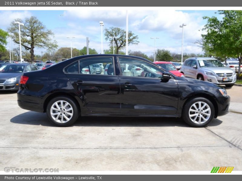 Black / Titan Black 2011 Volkswagen Jetta SE Sedan