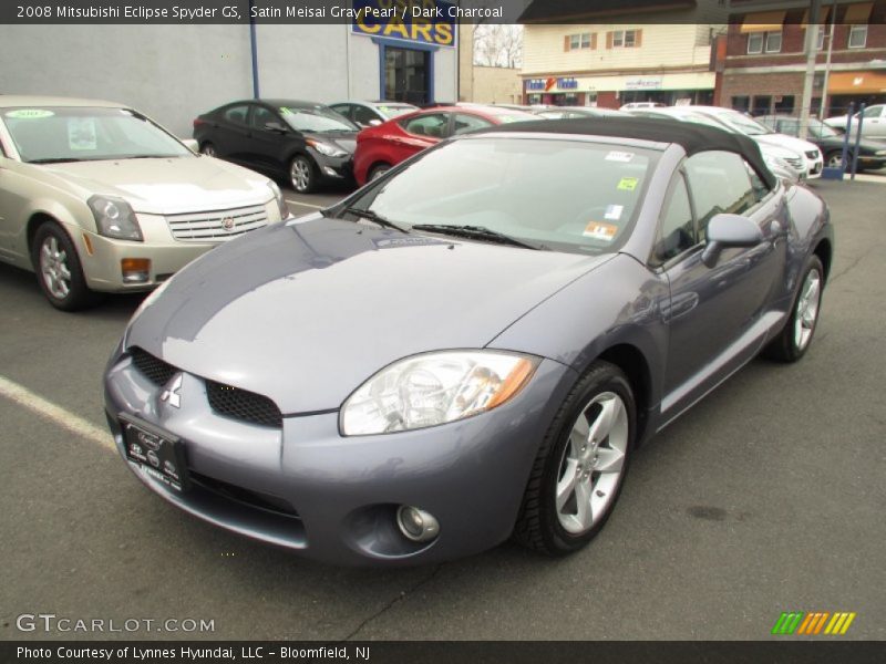 Satin Meisai Gray Pearl / Dark Charcoal 2008 Mitsubishi Eclipse Spyder GS