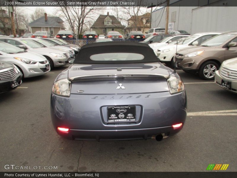 Satin Meisai Gray Pearl / Dark Charcoal 2008 Mitsubishi Eclipse Spyder GS