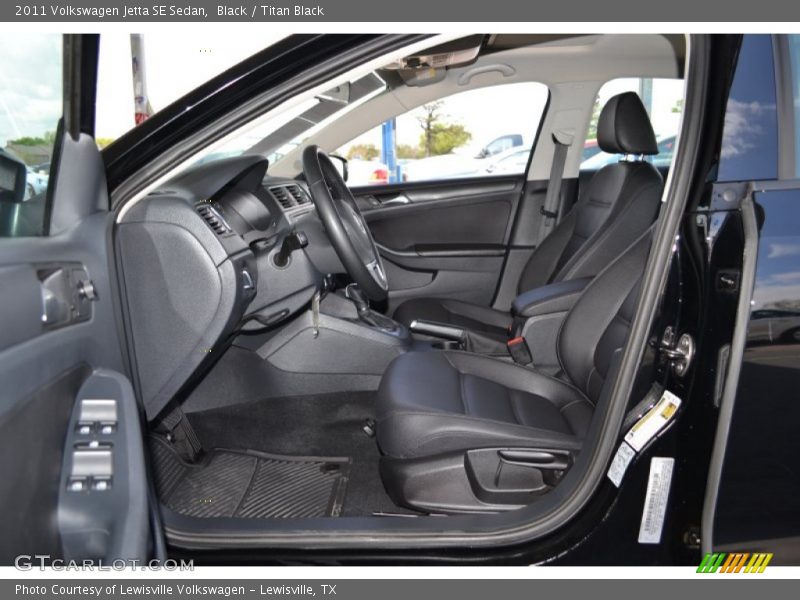 Black / Titan Black 2011 Volkswagen Jetta SE Sedan