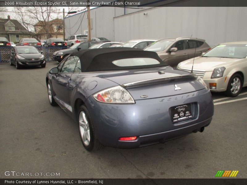 Satin Meisai Gray Pearl / Dark Charcoal 2008 Mitsubishi Eclipse Spyder GS