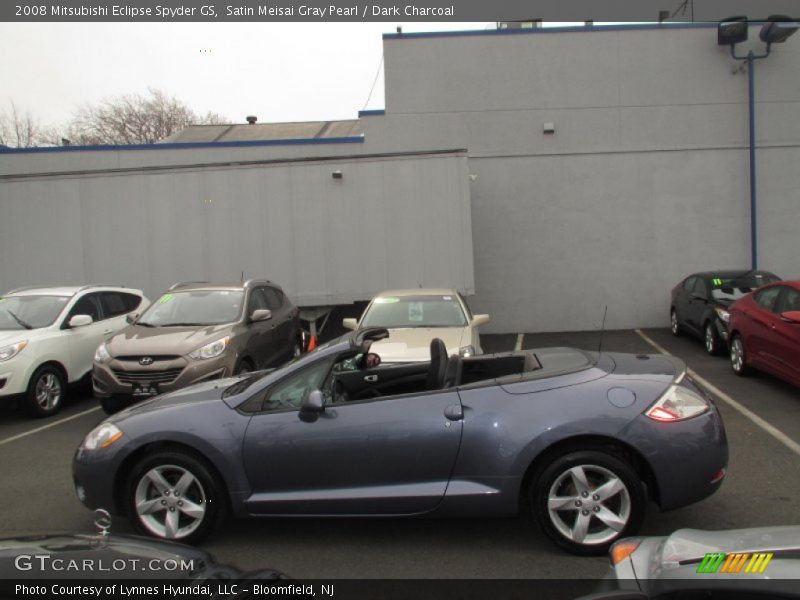 Satin Meisai Gray Pearl / Dark Charcoal 2008 Mitsubishi Eclipse Spyder GS