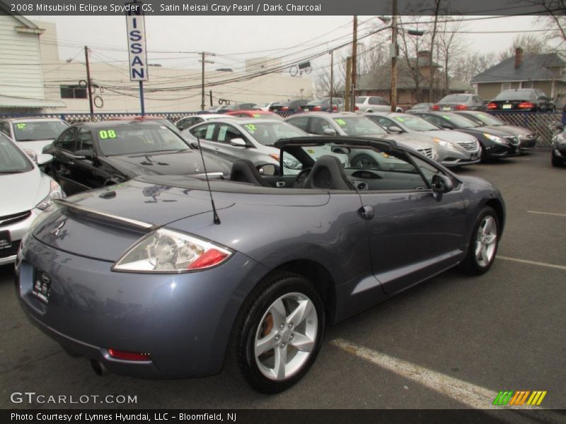 Satin Meisai Gray Pearl / Dark Charcoal 2008 Mitsubishi Eclipse Spyder GS