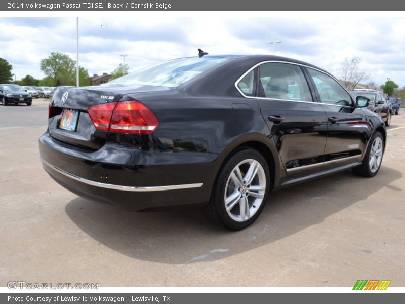 Black / Cornsilk Beige 2014 Volkswagen Passat TDI SE