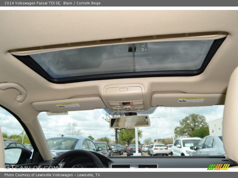 Black / Cornsilk Beige 2014 Volkswagen Passat TDI SE