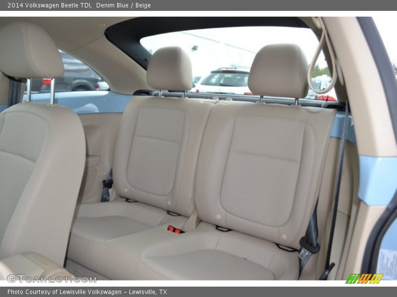 Denim Blue / Beige 2014 Volkswagen Beetle TDI