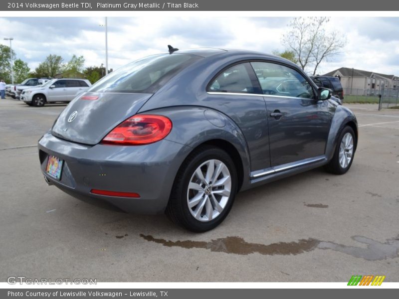 Platinum Gray Metallic / Titan Black 2014 Volkswagen Beetle TDI